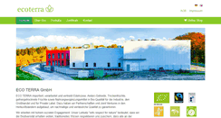 Desktop Screenshot of eco-terra.de
