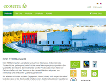 Tablet Screenshot of eco-terra.de